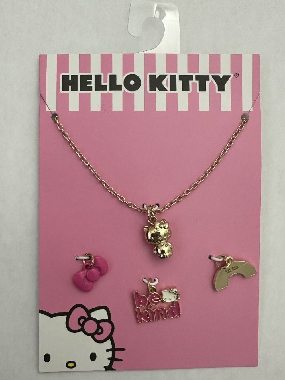 Sanrio Hello Kitty x SallyRose 4-in-1 Interchangeable Charm Necklace: